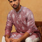 Printed Cotton Blend Kurta (65KO 5405 Pink ) [FF] [P-8-7]