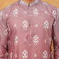 Printed Cotton Blend Kurta (65KO 5405 Pink ) [FF] [P-8-7]