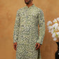 Printed & Embroidered Kurta (65KO 5406 Green ) [FF] [G-8]