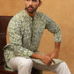 Printed & Embroidered Kurta (65KO 5406 Green ) [FF] [G-8]