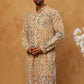 Printed & Embroidered Kurta (65KO 5406 Mustard ) [FF] [G-8]