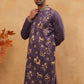 Men Silk Blend Kurta with Embroidery (65KO 5412 Purple ) [FF] [F-3]