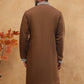 Men Ethnic Embroidered Kurta (65KO 5413 Brown ) [FF] [Q-11-14]