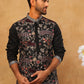 Premium Silk Blend Embroidered Kurta (65KO 5418 Black ) [FF] [B-12]