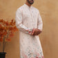 Cotton Blend Printed Straight Kurta (65KO 5419 Peach ) [FF] [O-14]