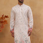 Cotton Blend Printed Straight Kurta (65KO 5419 Peach ) [FF] [O-14]