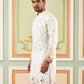 Cotton Blend Printed Straight Kurta