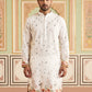 Cotton Blend Printed Straight Kurta