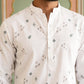 Cotton Blend Printed Straight Kurta