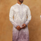 Festive Wear Silk Blend Embroidered Kurta (65KO 5420 White ) [FF] [B-1]