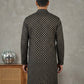 Festive Cotton Blend Printed Kurta ( 65KO 5421Black ) [FF] [P-11-10]