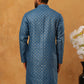Festive Cotton Blend Printed Kurta (65KO 5421 Blue ) [FF] [P-11-10]