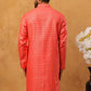 Festive Cotton Blend Printed Kurta (65KO 5421 Peach ) [FF] [P-11-10]