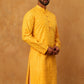 Festive Cotton Blend Printed Kurta (65KO 5421 Yellow ) [FF] [P-11-10]