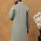 Classic Silk Blend Embroidered Kurta (65KO 5427 Rama ) [FF] [Q-11-14]