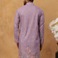 Festive Cotton Blend Printed Kurta (65KO 5428 Purple ) [FF] [Q-11-14]