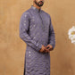 Festive Silk Blend Sequin Work Kurta (65KO 5430 Purple ) [FF] [A-1-4]
