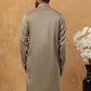 Luxury Silk Blend Thread Work Kurta (65KO 5432 Beige ) [FF] [B-9]