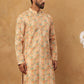Festive Cotton Blend Printed Kurta (65KO 5434 Yellow ) [FF] [Q-11-14]