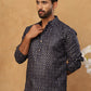 Festive Cotton Blend Printed Kurta (65KO 5436 Navy ) [FF] [Q-11-14]