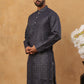 Festive Cotton Blend Printed Kurta (65KO 5436 Navy ) [FF] [Q-11-14]