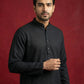Embroidered Kurta for Men ( 65KO 5441Black S ) [FF] [O-6]