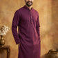 Embroidered Kurta for Men ( 65KO 5441Purple S ) [FF] [O-6]