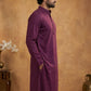 Embroidered Kurta for Men ( 65KO 5441Purple S ) [FF] [O-6]