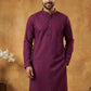 Embroidered Kurta for Men ( 65KO 5441Purple S ) [FF] [O-6]