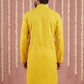 Embroidered Kurta for Men ( 65KO 5441Yellow S ) [FF] [O-6]