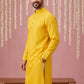 Embroidered Kurta for Men ( 65KO 5441Yellow S ) [FF] [O-6]