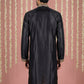 Black Silk Blend Embroidered Kurta ( 65KO 5444Black S ) [FF] [O-6]