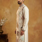 White Silk Blend Embroidered Kurta ( 65KO 5444White S ) [FF] [O-6]