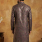 Men Cotton Blend Kurta with Foil Print ( 65KO 5452Maroon S ) [FF] [Q-11-14]
