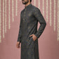 Men Cotton Blend Kurta with Foil Print ( 65KO 5452Navy S ) [FF] [Q-11-14]