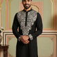 Japanese Fabric Embroidered Kurta ( 65KO 5453Black S )