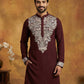 Japanese Fabric Embroidered Kurta ( 65KO 5453Purple S )