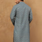 Cotton Blend Ethnic Printed Kurta ( 65KO 5455Sea-Green )