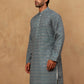 Cotton Blend Ethnic Printed Kurta ( 65KO 5455Sea-Green )