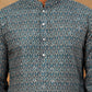 Cotton Blend Ethnic Printed Kurta ( 65KO 5455Sea-Green )
