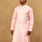 Classic Ethnic Print Cotton Blend Kurta ( 65KO 5459Pink )
