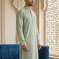 Embroidered Silk Blend Straight Kurta ( 65KO 5460Pista S ) [FF] [A-1-4]