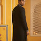 Embroidered Silk Blend Straight Kurta ( 65KO 5462Black S ) [FF] [B-6]