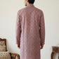 Classic Cotton Blend Foil Print Kurta ( 65KO 5464Magenta ) [FF] [A-1-4]
