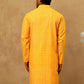 Traditional Printed Kurta for Men ( 65KO 5470Orange )