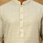 Traditional Printed Kurta for Men ( 65KO 5470Pista )