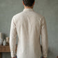 Men’s Beige Striped Short Kurta ( 65KO 5471Beige S ) [FF] [K-14]