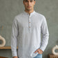 Men’s Blue Striped Short Kurta ( 65KO 5471Blue S ) [FF] [K-14]