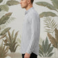 Men’s Charcoal Striped Short Kurta ( 65KO 5471Charcoal S ) [FF] [K-14]
