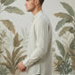 Men’s Grey Striped Short Kurta ( 65KO 5471Grey S ) [FF] [K-14]